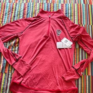 NC State Colosseum Red  Quarter-Zip Pullover women’s small nwt